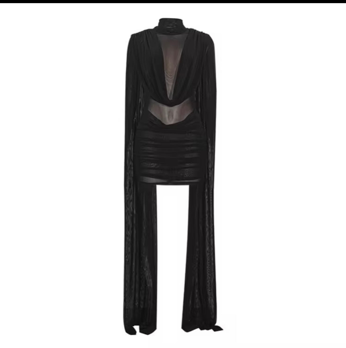 Sexy stretch mesh dress