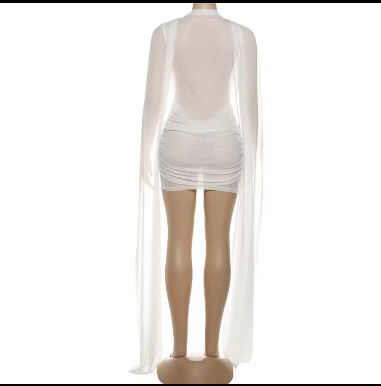 Sexy stretch mesh dress