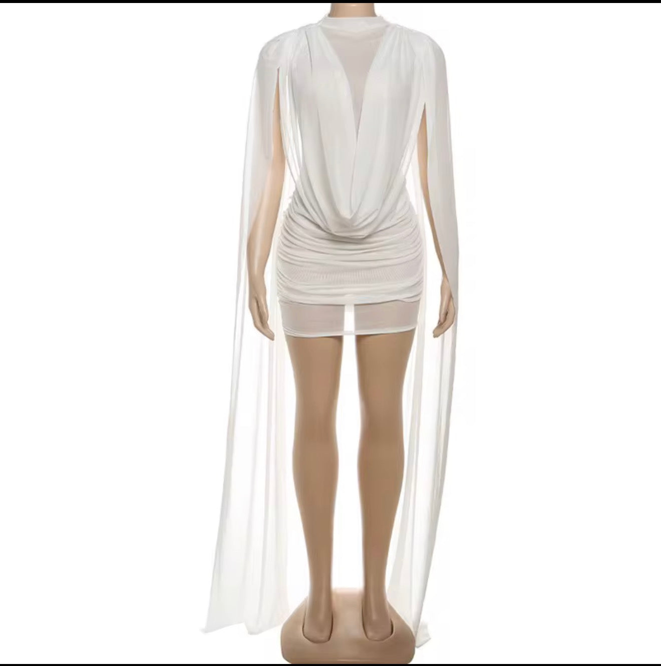 Sexy stretch mesh dress